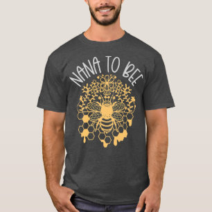 Nana To Be Pregnancy Announcement Grandma First Ti T-Shirt