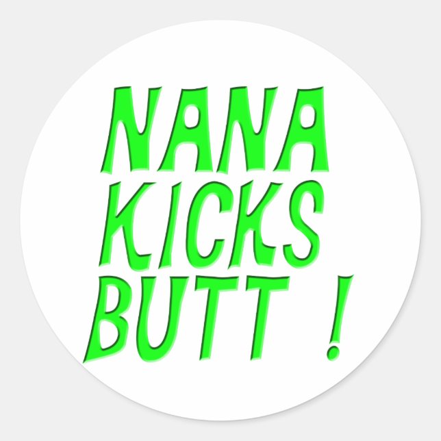 Nana Touche Butt ! Autocollant (Devant)