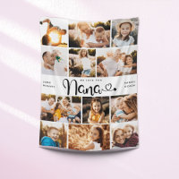 Nana We Love you Hearts Modern Photo Collage
