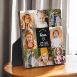 Nana We Love You Hearts Modern Photo Collage Plaque<br><div class="desc">The Nana We Love You Heart Modern Photo Collage Plaque is a touching and personalized gift that showcases your love for your grandmother. This beautifully designed plaque features a heart-shaped photo collage, allowing you to add your favourite family pictures in a modern and stylish layout. The heartfelt "We Love You,...</div>