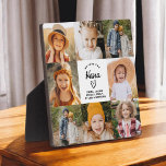 Nana We Love You Hearts Modern Photo Collage Plaque<br><div class="desc">The Nana We Love You Heart Modern Photo Collage Plaque is a touching and personalized gift that showcases your love for your grandmother. This beautifully designed plaque features a heart-shaped photo collage, allowing you to add your favourite family pictures in a modern and stylish layout. The heartfelt "We Love You,...</div>