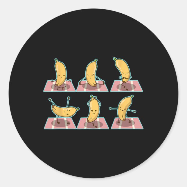 Nana Yoga  Classic Round Sticker (Front)