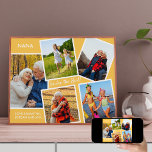 Nana You're the Best 5 Photo Collage Grandparent Poster<br><div class="desc">Cheerful NANA poster with your custom photos, names and text. This custom photo collage comprises 5 of your favourite photos, framed with white borders and set against a sunny yellow background. The template is set up for you to add your pictures as well as your name, which is lettered in...</div>