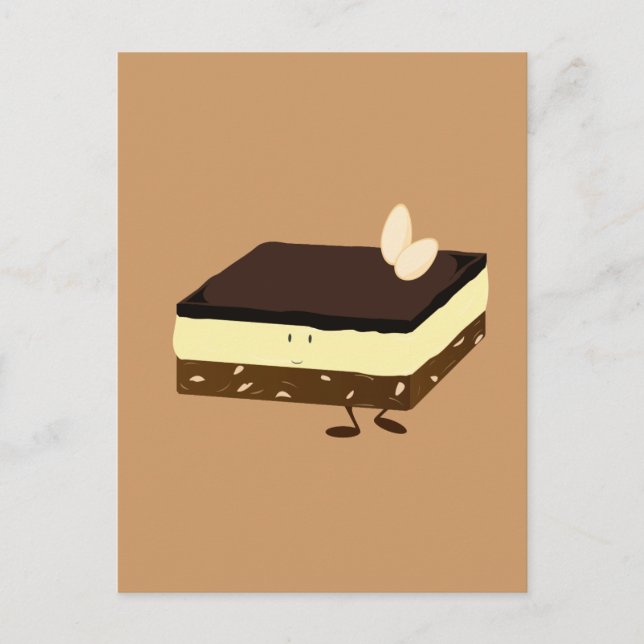 Nanaimo bar smiling postcard (Front)