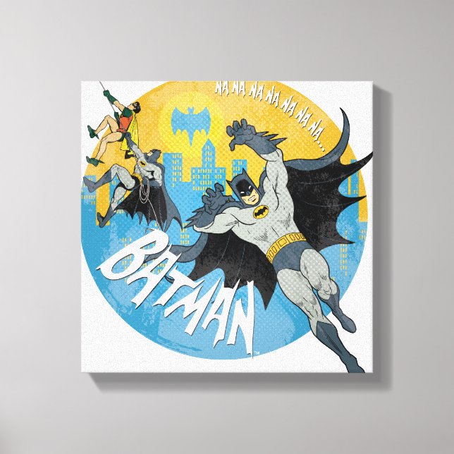 NANANANANANA Batman Icon Canvas Print (Front)