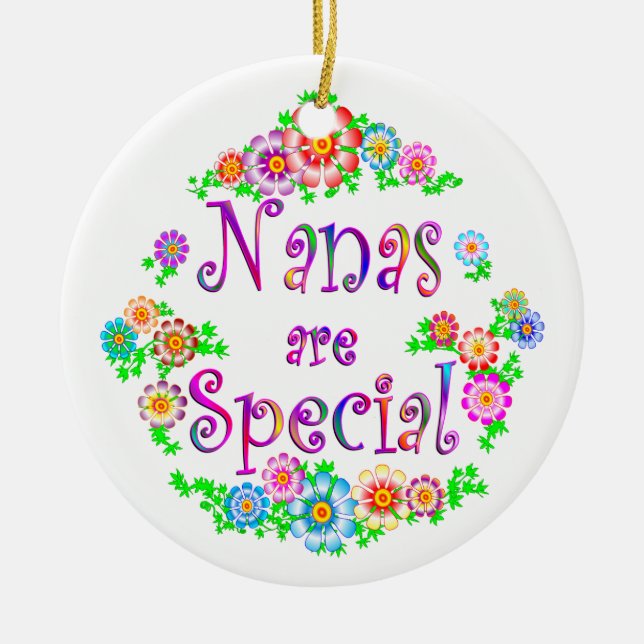 NANAS are Special Ceramic Ornament (Front)