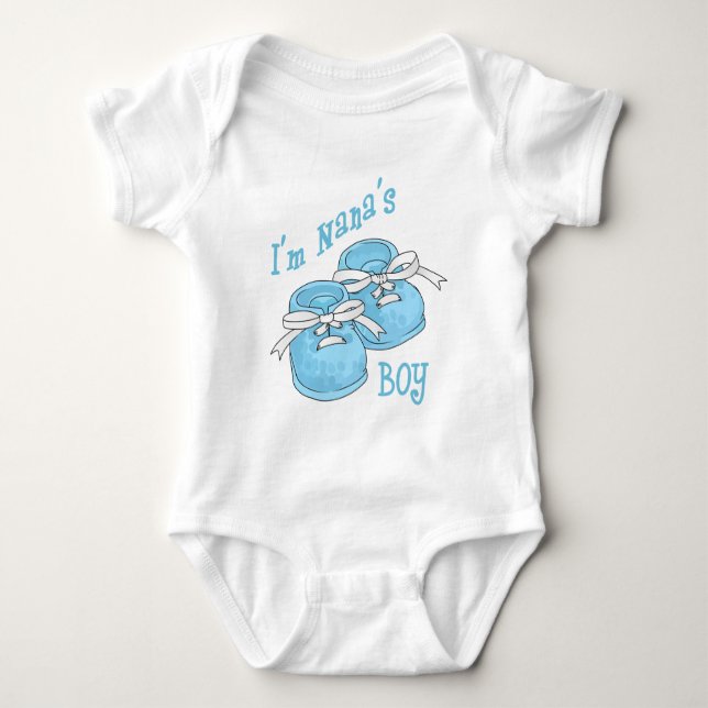 Nana's Boy Baby Bodysuit (Front)