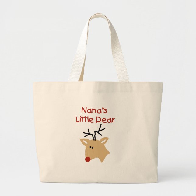 Nana's Dear Large Tote Bag (Front)