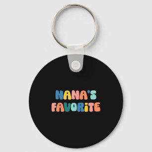 Nana's Favorite Mother's Day Grandma  Keychain