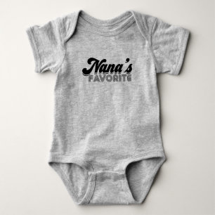 Nana's Favourite Baby Bodysuit