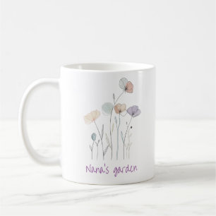 Nana's garden mug