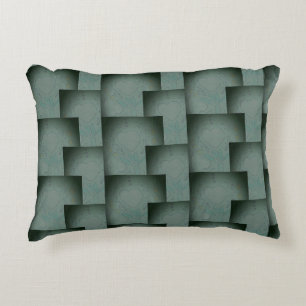 Nana's Hearts  (Black & Gray) Accent Pillow