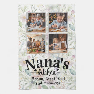 Nana's kitchen custom photos kitchen towel