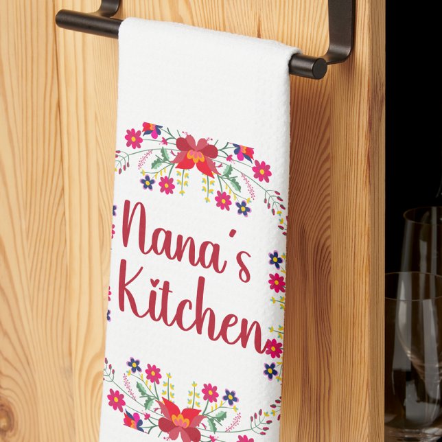 Nana's Kitchen Floral  Towel (Creator Uploaded)