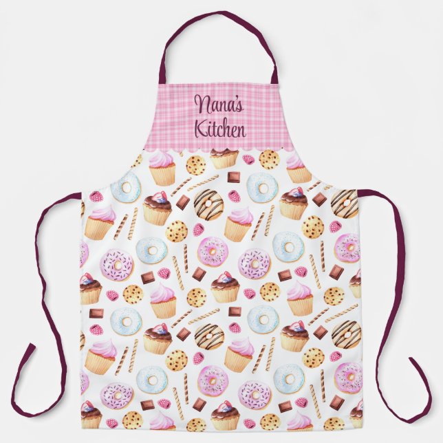 Nana's Kitchen Sweets All Over Print  Apron (Front)