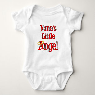Nana's Little Angel Baby Bodysuit