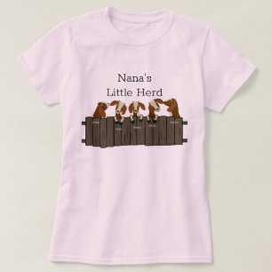 Nanas Little Goat  Herd 5 Goats T-Shirt