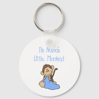 Nana's Little Monkey - Blue Tshirts and Gifts Keychain