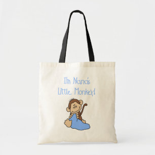 Nana's Little Monkey - Blue Tshirts and Gifts Tote Bag