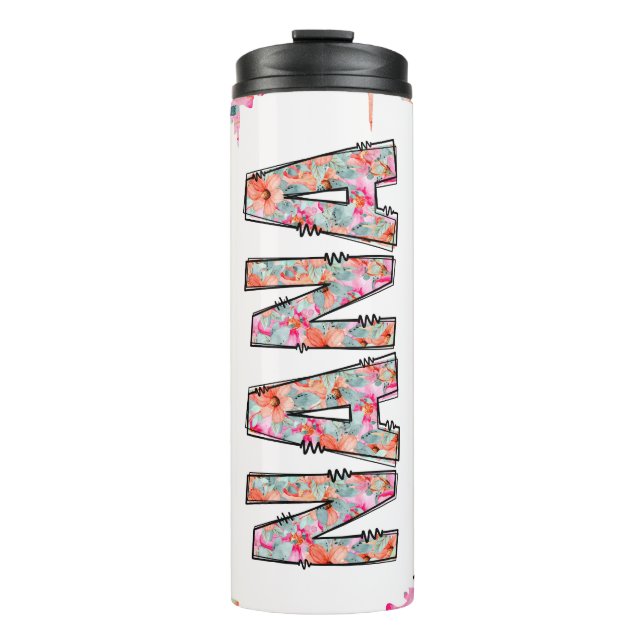 Nana's Love in Every Sip: Heartwarming 20 oz Thermal Tumbler (Front)