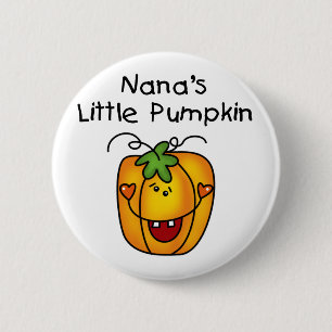 Nana's Pumpkin Halloween T-shirts and Gifts 2 Inch Round Button