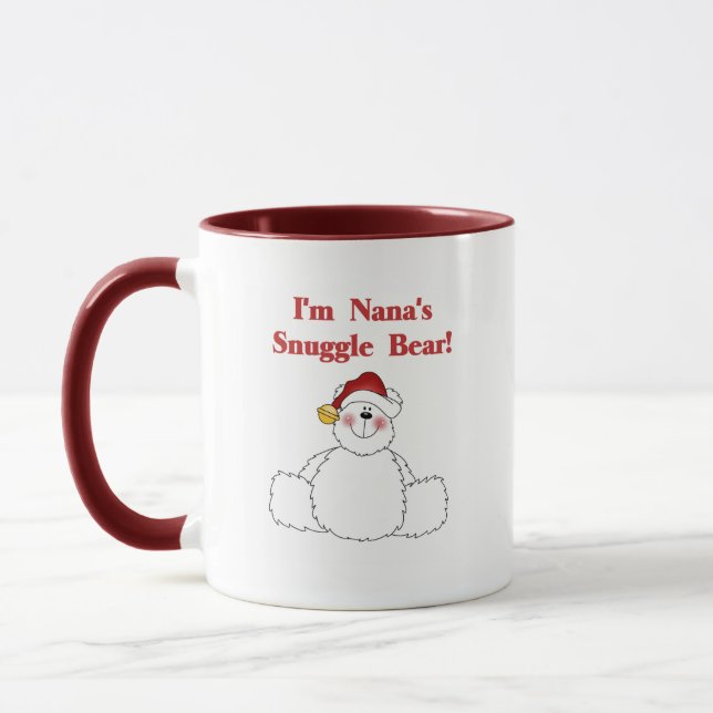 Nana's Snuggle Bear T-shirts and Gifts Mug (Left)