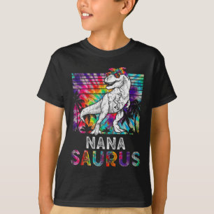 Nanasaurus Dinosaur Nana Saurus Family Matching Ti T-Shirt