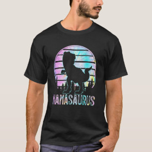 Nanasaurus Rex Dinosaur Nana Saurus Tye Die Matchi T-Shirt