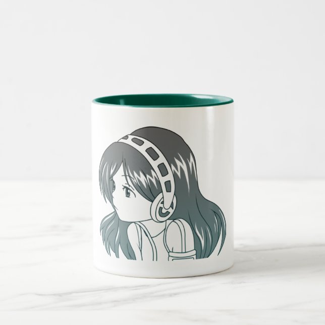 Nanashi Coffee Dream Two-Tone Coffee Mug (Center)