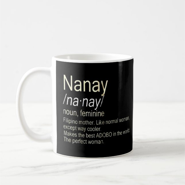 Nanay Filipino Mom  Coffee Mug (Left)