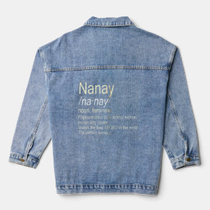 Nanay Filipino Mom  Denim Jacket