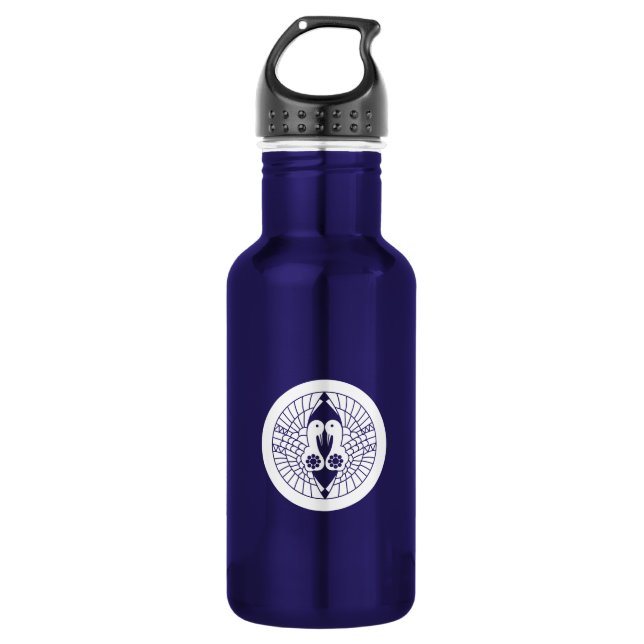 Nanbu cranes 532 ml water bottle (Front)