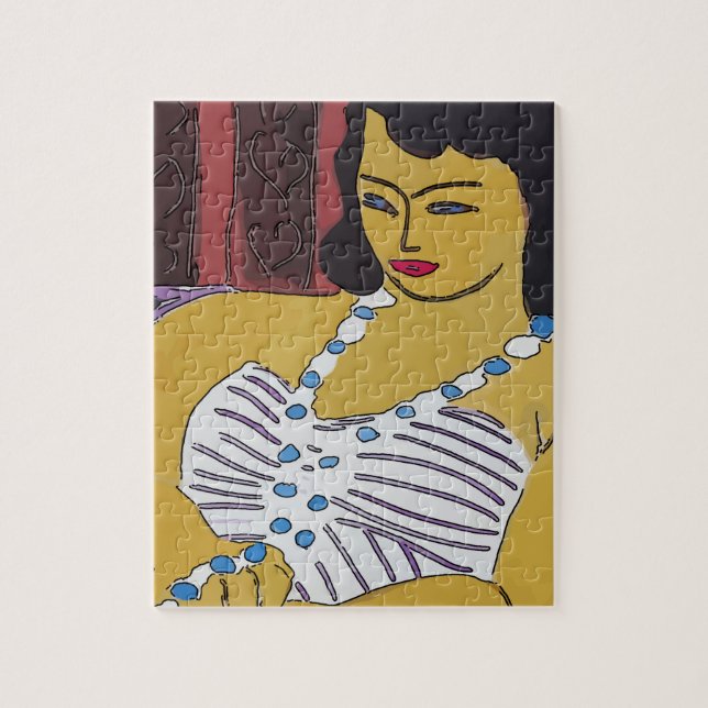 Nancy Abstract Summer Jigsaw Puzzle (Vertical)