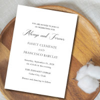 Nancy Black and White Modern Wedding