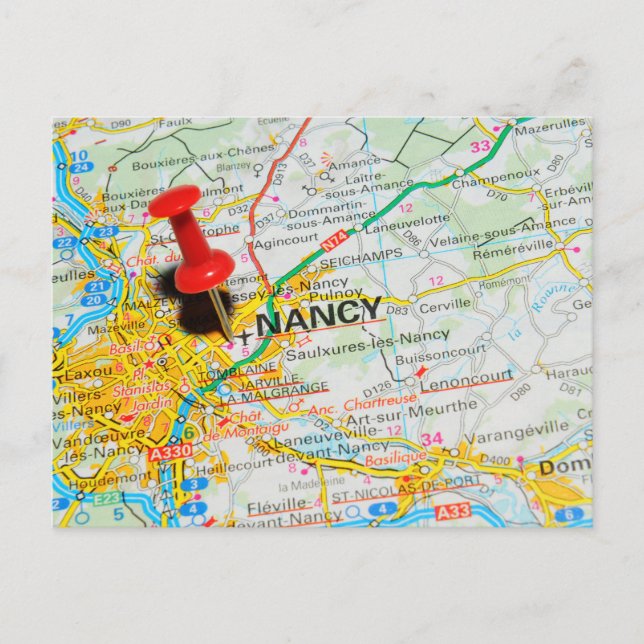 Nancy, France Postcard (Front)