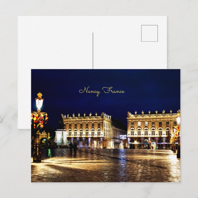 Nancy, France - scenic cityscape photograph Postcard (Front/Back)