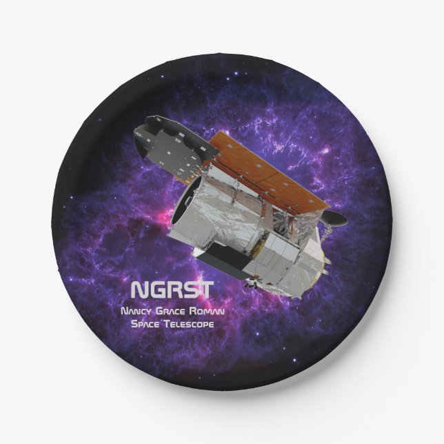 Nancy Grace Roman Space Telescope Paper Plate (Front)