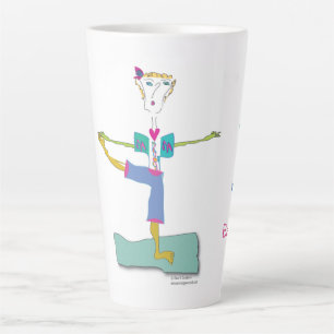'Nancy Loo' Yoga Latte Mug