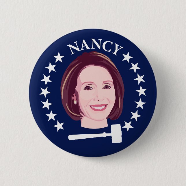Nancy, Madam Speaker 2 Inch Round Button (Front)