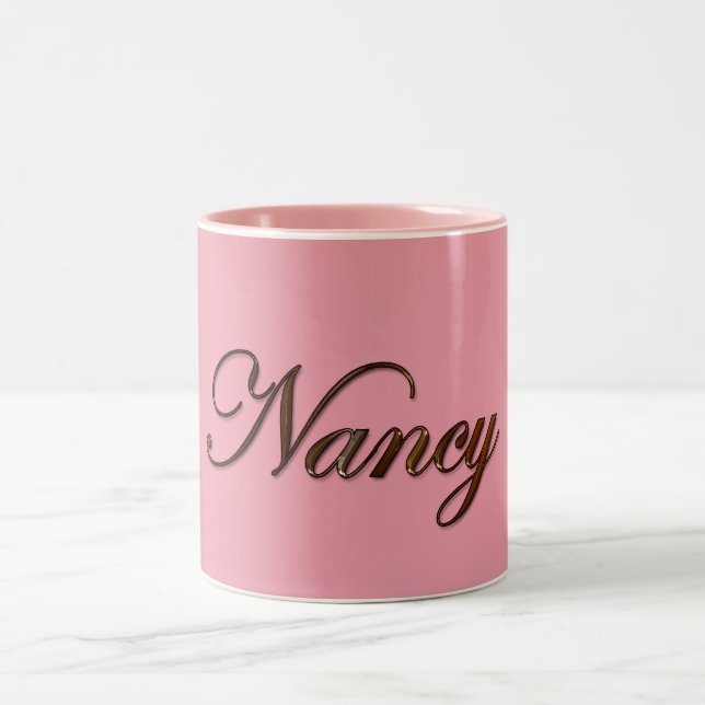 NANCY Nom Marqué Cadeau Boire Mug (Centre)