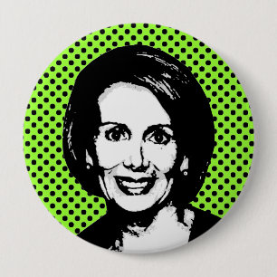 Nancy Pelosi 2 4 Inch Round Button