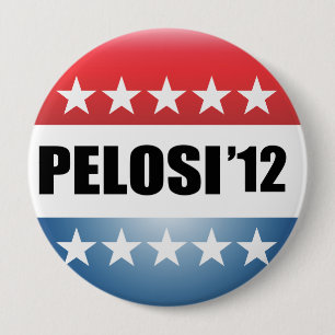 NANCY PELOSI 4 INCH ROUND BUTTON