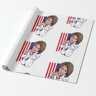 Nancy Pelosi clapping meme Wrapping Paper
