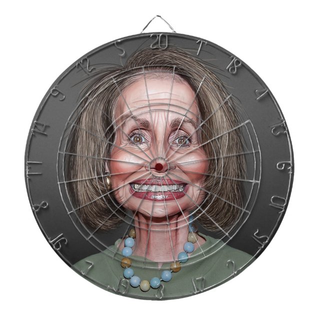 Nancy Pelosi Dartboard (Front)
