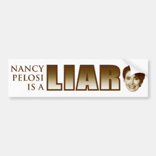 Nancy Pelosi is a Liar Bumper Sticker