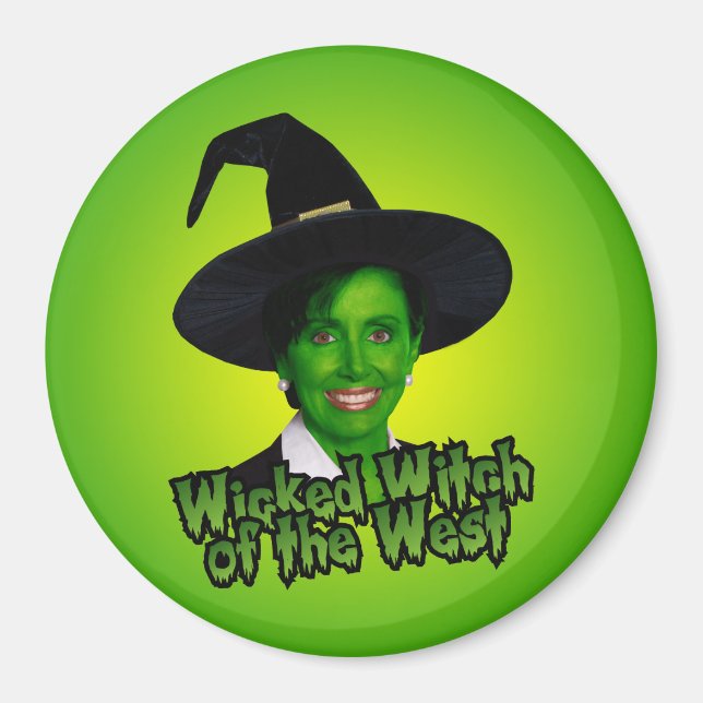 Nancy Pelosi Wicked Witch of the West Magnet (Front)