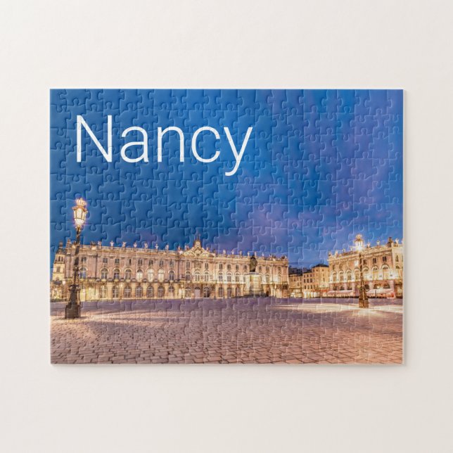 Nancy Place Stanislas Grand Est France Sunset Jigsaw Puzzle (Horizontal)