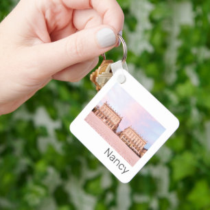 Nancy Place Stanislas Grand Est France Sunset Keychain
