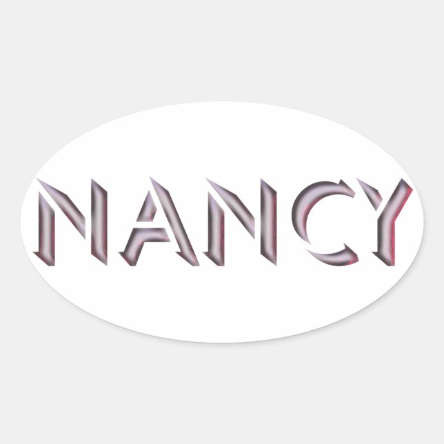 Nancy sticker name (Front)