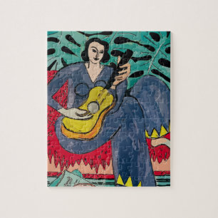 Nancy with Guitar Jigsaw Puzzle